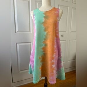 Lagaci Tie dyed dress size L